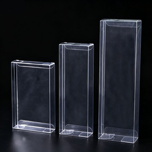 <b>Clear</b> Square PET Plastic <b>Box</b> Transparent Folding <b>Gift</b> Packaging Container for Craft and <b>Gift</b> Use - Product Image 6