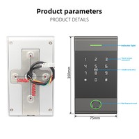 Système de contrôle d'accès biométrique autonome avec lecteur de carte à puce et gestion du temps de présence pour les écoles et les communautés