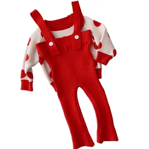 Polka-Punkt-Jummer 0-3 Jahre alte Mädchen Frühjahr einfach niedlich gestrickt Baby solide Farbe hinten Hosen Gezeiten 5864