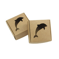 Emballage de boîte de papier pour barre de savon fait main personnalisé pour savon avec fenêtre