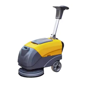 Katlanır elektrikli uygun zemin temizleme makinesi endüstriyel zemin scrubber ticari kullanım için