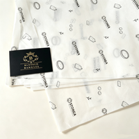 Papier de soie personnalisé avec logo du fabricant pour l'emballage de vêtements, papier de soie pour l'emballage de cadeaux et de vêtements
