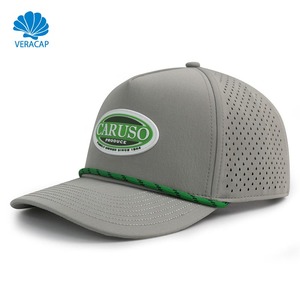 ベラキャップHN10カスタムロゴ防水ランニングハットメンズゴルフハットパフォーマンススポーツレーザーカット穴あき野球帽 - Product Image 1