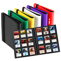 Classeur de cartes à collectionner en PP à 9 pochettes, fermeture éclair, chargement latéral, 20 pages, 360 pochettes, album pour cartes de jeu de collection