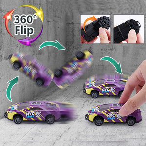 Coche de juguete acrobático para niños, de aleación, con función de retroceso, salto y volteo 360, regalo de cumpleaños para niños - Product Image 2
