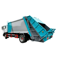 Camion compacteur de déchets Dongfeng D9 de 18 mètres cubes, freinage pneumatique ABS, avec réservoir d'égouts scellé, directement de l'usine