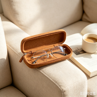 Organisateur de lunettes en feutre léger, durable et écologique avec design en feutre rigide pour un rangement et une protection sécurisés