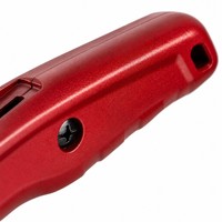 Couteau utilitaire premium WORKPRO, rétractable, tout métal, robuste, coupe-boîte, lame à changement rapide, couteau à lame, 2 lames supplémentaires, 6.3
