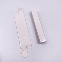 Boîte d'emballage de maquillage personnalisée, vide, huile de cuticule, Eyeliner, stylo torsadé, emballage pliable holographique, boîte d'emballage pour brillant à lèvres