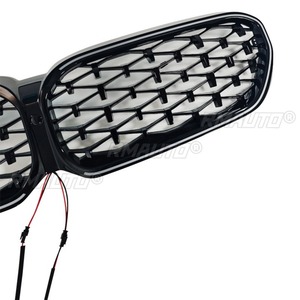 Car <b>LED</b> Bumper Grill Decorative Strips Racing Grille Body Kit Front Bumper Grill for BMW 5 Series G30 2021-2023 Exterior Part - Product Image 5