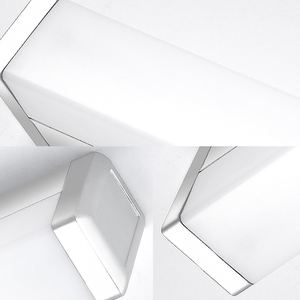 Elegant Silver Lamp <b>Light</b> for Bathroom Stylish Bathroom <b>Light</b> Fixture <b>Wall</b> Mount LED <b>Light</b> Combining Modern Design - Product Image 6