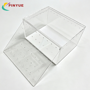 Caja de Acrílico Transparente Ecológica Personalizada para Mascotas Pequeñas, Reptiles e Insectos - Product Image 1