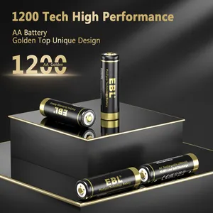 High Capacity Double A Pilas Recargables Aa Rechargeable Battery Aa Nickel Metal Hydride Batteries 1.2V 2800Mah