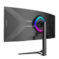 Moniteur de jeu incurvé pour ordinateur de bureau OEM 4K 34 pouces 165 Hz sans bordure, écran LCD incurvé pour PC