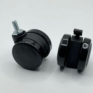 Juego de 4 Ruedas Giratorias de 2 Pulgadas, Ruedas de Poliuretano Resistentes con Freno, Silenciosas, para Muebles, Banco de Trabajo, Carrito - Product Image 3