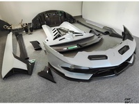 Kit carrosserie semi-carbone style SVJ pour Lamborghini Aventador LP700 Cabriolet, amélioration, pare-chocs avant, pare-chocs arrière, jupes latérales