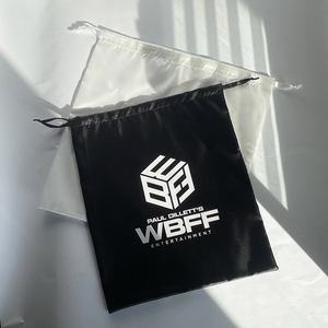 Custom Printed Silk Satin Drawstring Dust <strong>Bag</strong> for Cloth Handbag Underwear Cap Shoe <strong>Hair</strong> <strong>Dryer</strong> Packaging Luxury Gift <strong>Bags</strong> - Product Image 4