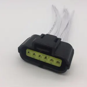 6 Pin/camino MAF Sensor de masa de flujo de aire conector carcasa macho con cable Clip Pigtail para Ford coche Mazda 184060-1