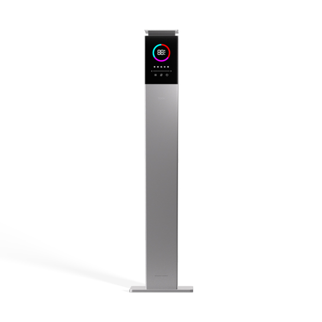 Factory Direct Smart Aluminum Alloy Metal Floor Ultrasonic Humidifier With Aromatherapy Function