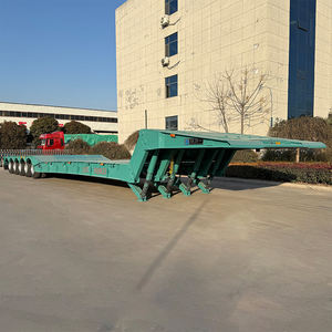 Venta Directa de Fábrica: Semirremolque de Plataforma Baja Plegable de 150 Toneladas con Cuello de Cisne, 2/3/4/5 Ejes, Personalizable - Product Image 4