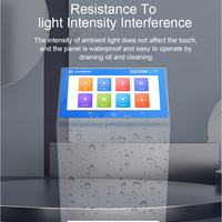 Écran d'affichage intelligent moderne multi-fonctions podium transparent numérique interactif intelligent de vente chaude