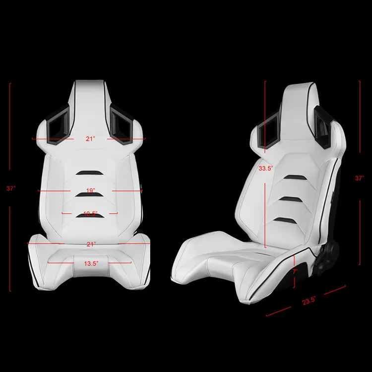 Asientos de cubo de carreras estéreo de tres dimensiones, logotipo personalizado de nuevo diseño, simulador de carrera de conducción ajustable Universal, Asiento de Carreras VR