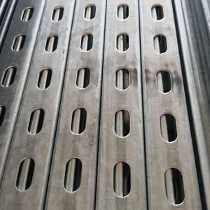 Prix usine 41X41 41X21X2.5mm Profilé en U simple galvanisé à froid à fentes - Product Image 2