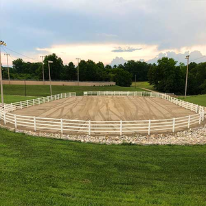 Vendita in fabbrica direttamente Heavy Duty bianco 2/3/4 rotaie in acciaio bianco recinzione cavallo - Product Image 1