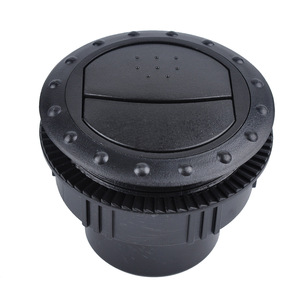 Rv Air <b>Vent</b> 60mm <b>Black</b> Flexible Round Outlet For Vehicle Interior - Product Image 1