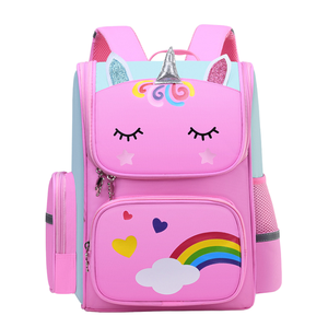 High Quality Pink Cartoon Design Backpack Waterproof Primary Student Promotional Bags Cute Wholesale Backpacks for Kids