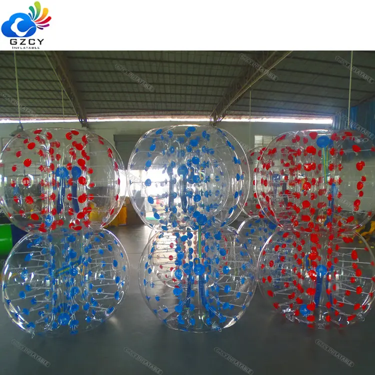 वाणिज्यिक सस्ते बम्पर गेंद मानव आकार फुटबॉल inflatable बुलबुला गेंदों लोगों के लिए