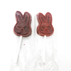 Bonbons durs en forme <span class=keywords><strong>de</strong></span> lapin, mélange <span class=keywords><strong>de</strong></span> fruits, sucettes à l'aubépine, gâteaux à l'aubépine pour enfants, collations (<span class=keywords><strong>original</strong></span> et mûre) 100g - Product Image 3