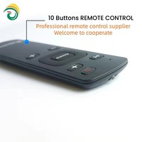 Control Remoto Universal de 10 Botones, Negro, IR/RF, con Voz, Alcance de 5-15m, para TV LED/LCD Inteligente, Venta al Por Mayor, Nuevo