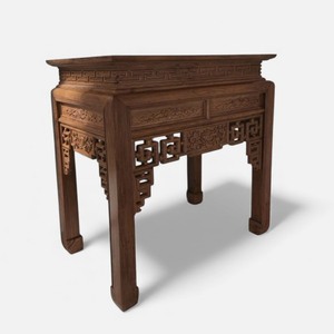 Mesa de Altar de Madera Huong de un Nivel, Santuario Artesanal de Madera para el Hogar, para Espacio Espiritual, Mejor Precio - Product Image 4