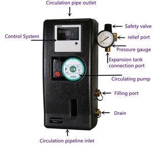 Chauffe-eau <span class=keywords><strong>solaire</strong></span> à plaque plate pressurisé de <span class=keywords><strong>200</strong></span> <span class=keywords><strong>litres</strong></span>, système de panneaux solaires divisés pour balcon - Product Image 4