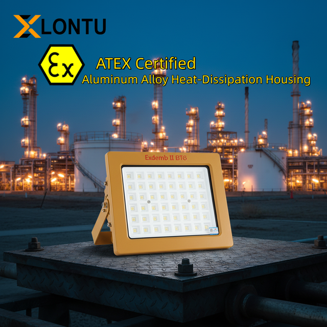LONTU 400W High Bay Floodlight Explosion Proof LED Lamp for Refinery Canton Fair Exclusive Sample Program
