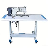 Machine à coudre industrielle à double aiguille haute vitesse pour jeans, chemises, pantalons et vêtements – Machine à coudre à 2 aiguilles