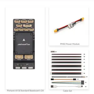Ensemble standard de contrôleur de vol HolyBro Pixhawk 6X (ICM-45686) V2A/V2B/Mini ensemble module GPS M9N/M10 pour avion RC multirotor - Product Image 2
