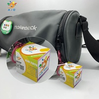 Échantillon Gratuit AJB – Porte-clés Rubik's Cube Personnalisé avec Logo OEM, Impression UV 3x3, 3,5 cm et 5,6 cm – Jouet Promotionnel Rubik OEM
