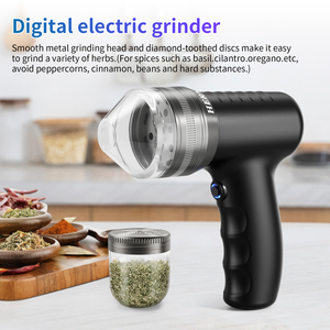 เครื่องบดสมุนไพรแบบพกพา เครื่องบดไฟฟ้า ชาร์จผ่าน USB สำหรับบดเครื่องเทศ ใช้ในครัวเรือน - Product Image 4