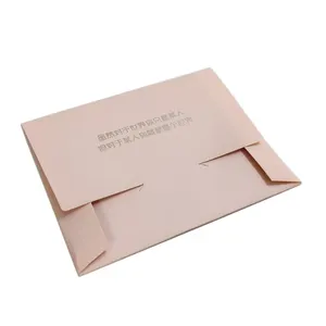 Cartone personalizzato Fantexi spedizione di lusso piccola busta rosa cartoline di gioielli con busta