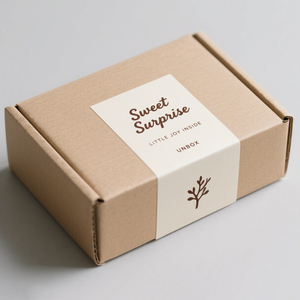 Tem nhãn dán hình chữ nhật chống thấm, in logo theo yêu cầu, nhãn dán cảm ơn, tem niêm phong hộp quà tặng đặc biệt - Product Image 1