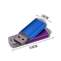 Penjualan terlaris 2025 Flash Drive USB dengan gantungan kunci stik memori USB Flash Drive logam portabel