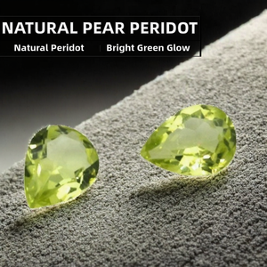Piedra Preciosa Natural Verde de Alta Calidad, Corte Pera 3x4mm, Peridoto para Joyería - Product Image 2