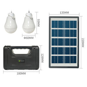 ระบบพลังงานแสงอาทิตย์ แบตเตอรี่ LiFePO4 ระบบกักเก็บพลังงาน แผงโซลาร์เซลล์ เครื่องกำเนิดไฟฟ้า โคมไฟสำหรับตั้งแคมป์ - Product Image 5