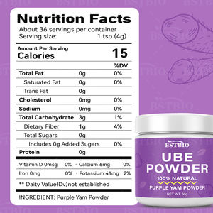 BSTBIO ผงมันม่วงยูบีออร์แกนิค 100% จากธรรมชาติ บรรจุถุงและกระป๋อง ขายส่งแบบ OEM - Product Image 4