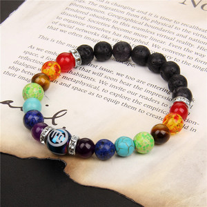 Pulsera de 7 Chakras para Yoga, Fitness y Meditación, con Proverbios, Estilo Europeo y Americano, de Piedras Naturales y Cristales, para Mujer, Gran Venta - Product Image 5