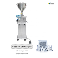 Machine de remplissage semi-automatique de seringues pour liquides visqueux, composites dentaires et gels, petite quantité (1-20 ml), pour usine