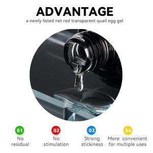 JTING Kit de Résine Adhésive Professionnelle Longue Durée pour Ongles, Colle Gel Personnalisable avec Étiquette Privée pour Ongles à Presser et Ongles en Flocons, avec Pinceau - Product Image 3