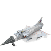 Nosto certifié BSCI, vente en gros personnalisée, puzzle en carton 3D éducatif pour l'intérieur et l'extérieur, avion à construire soi-même pour enfants et adultes